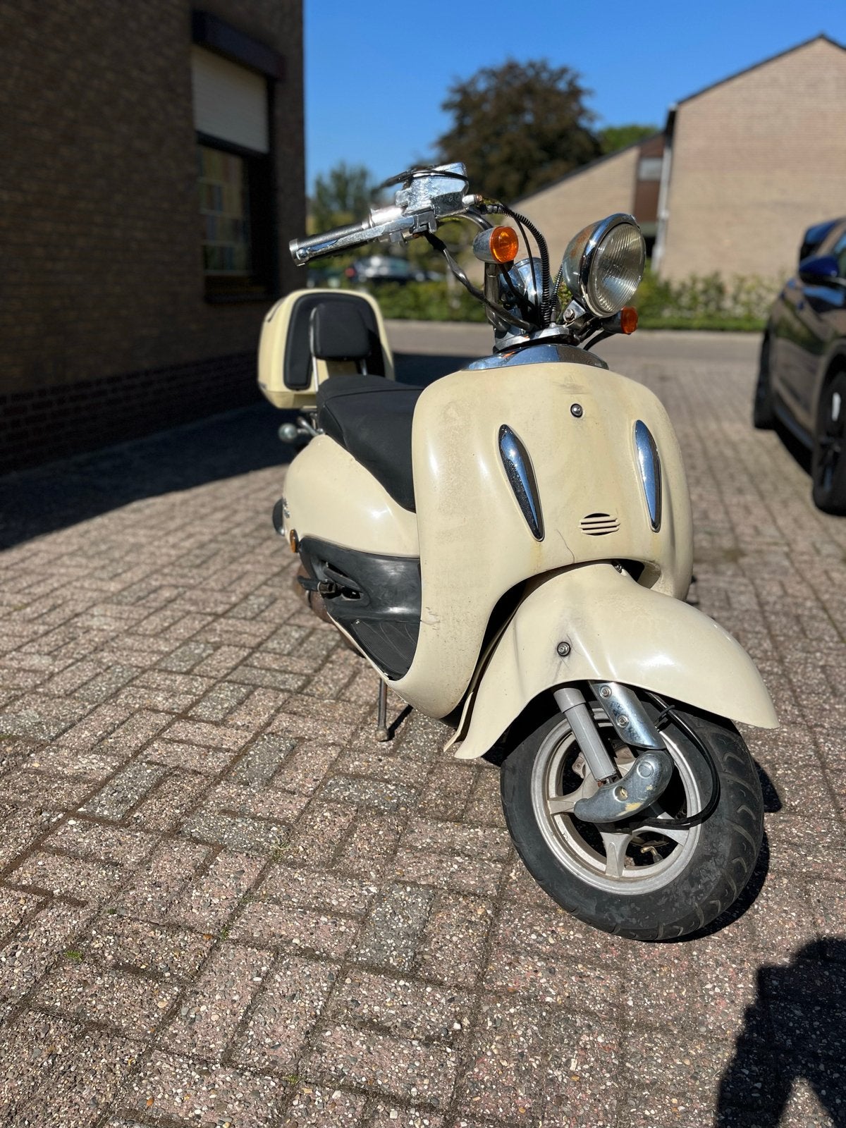 Retro Scooter La Souris - Opknapper, Fietsen en Brommers, Snorfietsen en Snorscooters, Ophalen, Gebruikt, Benzine, Overige merken
