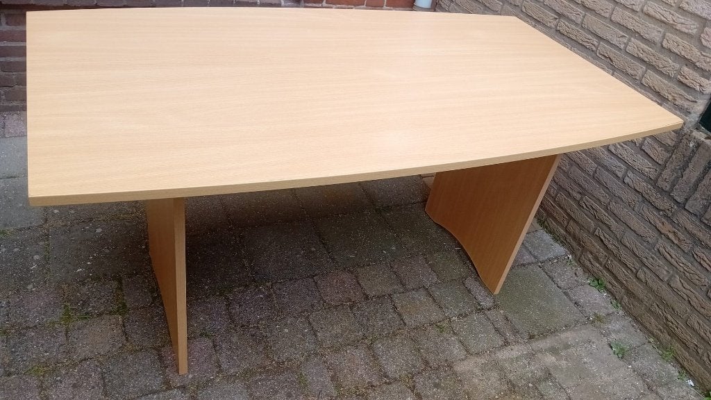 Gratis groot bureau 160x90 (let op: reparatie nodig), Ophalen, 90 cm, 160 cm, Gebruikt