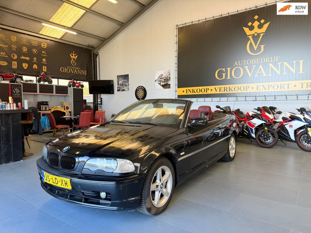 BMW 3-serie Cabrio 320Ci Executive INRUIL MOGELIJK, Achterwielaandrijving, Gebruikt, Cabriolet, 4 stoelen