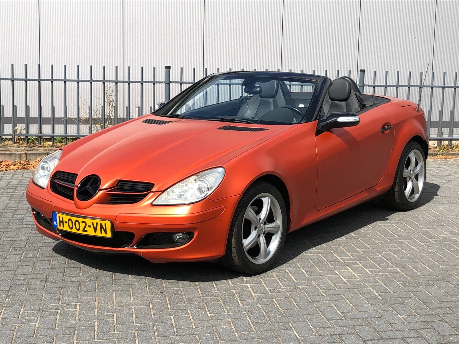 Mercedes-Benz SLK 200 kompressor 2005, Auto's, Mercedes-Benz, Achterwielaandrijving, 1796 cc, 163 pk, Leder