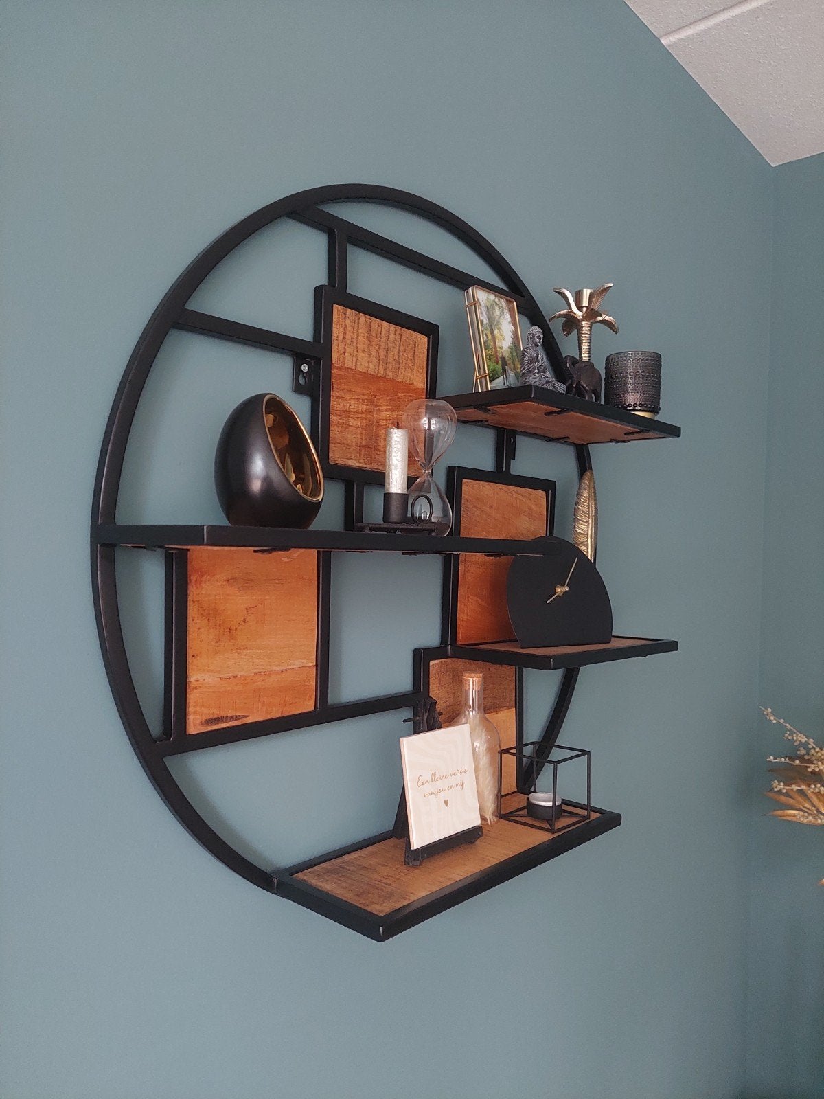 Wandrek rond, Huis en Inrichting, Woonaccessoires | Wandplanken en Boekenplanken, Ophalen