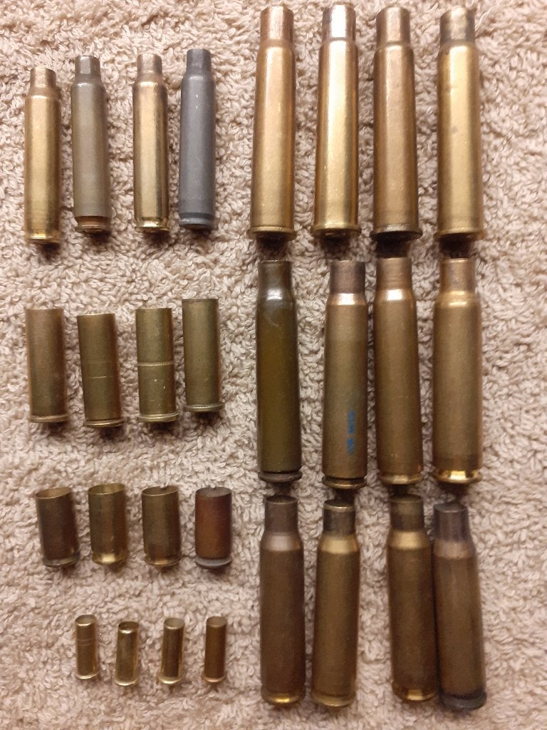 Hulzen 7 kalibers x 4 verschillende  set2 (ONKLAAR), Verzamelen, Militaria | Algemeen, Ophalen of Verzenden, Overige soorten, Overige gebieden