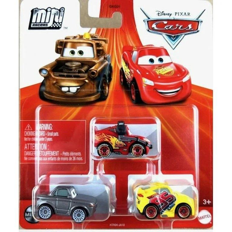 Cars: Mini Racers 3-pack:  Cruz Ramirez - McQueen  -Sterling, ., Nieuw, Ophalen of Verzenden, .