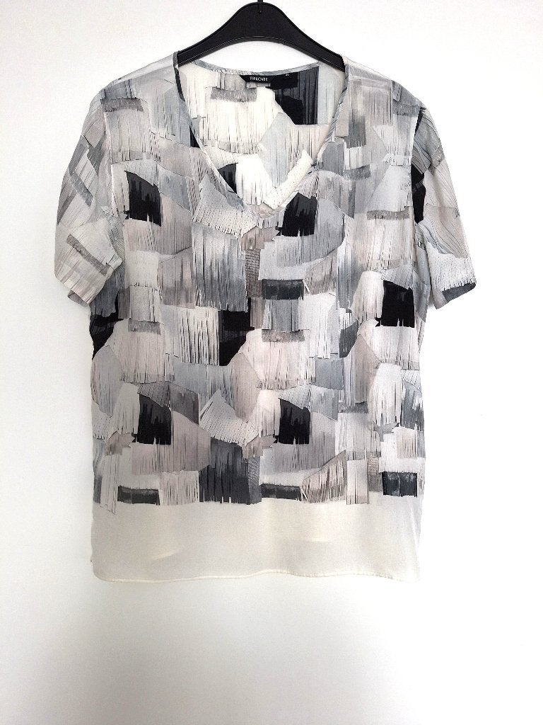 NU 5,00 - Mooie blouse -100% zijde - TURNOVER - Maat 40, Ophalen of Verzenden, Zo goed als nieuw, Maat 38/40 (M), Overige kleuren