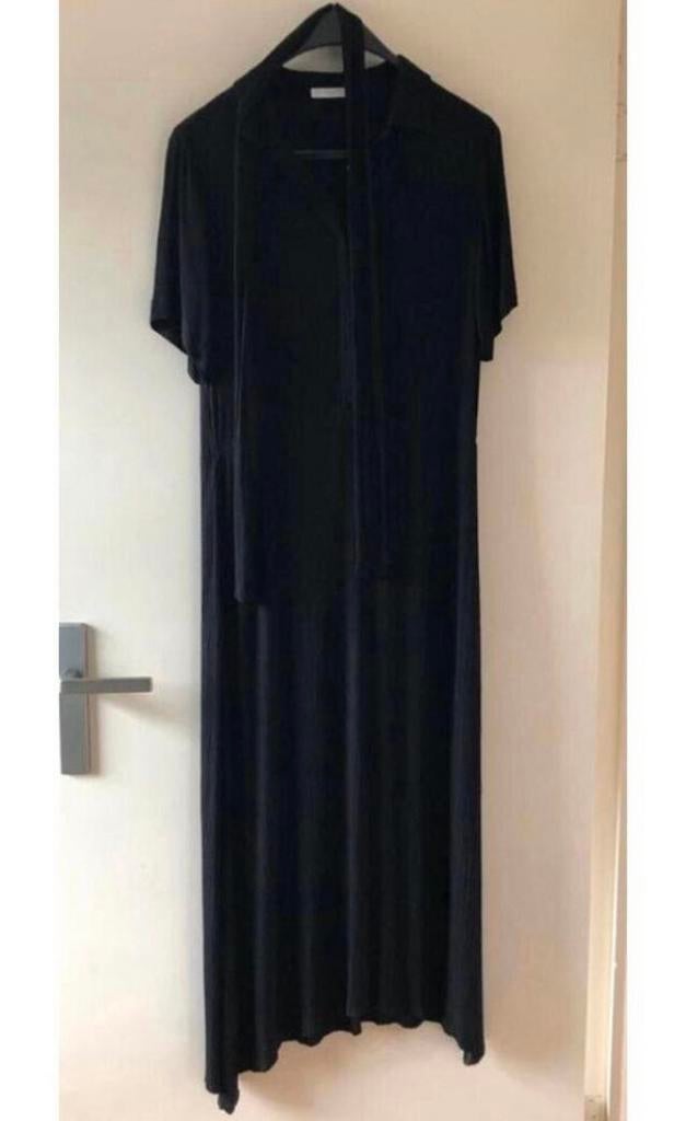 Lange zwarte jurk. By Bar, Kleding | Dames, Jurken, Zwart, Ophalen of Verzenden, Maat 36 (S), Gedragen