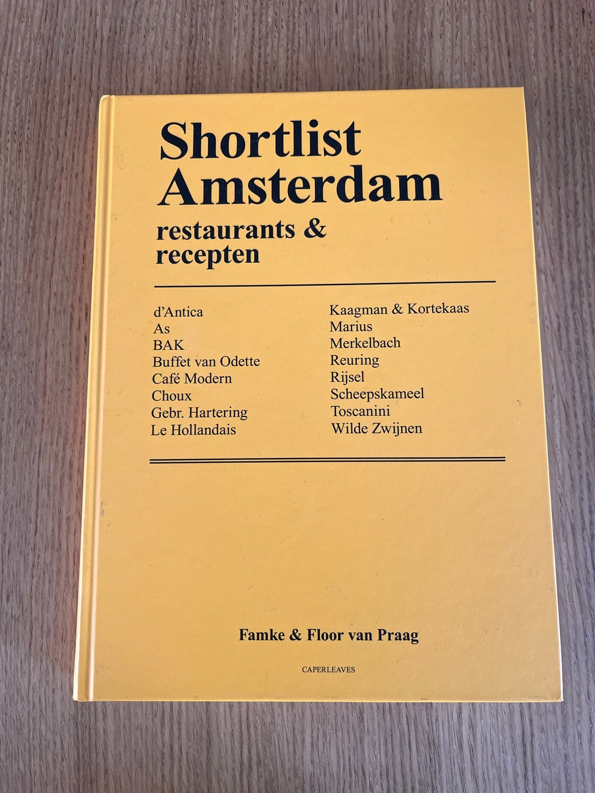 Shortlist Amsterdam: restaurants & recepten - Famke & Floor, Ophalen of Verzenden, Nieuw, Nederland en België, Tapas, Hapjes en Dim Sum