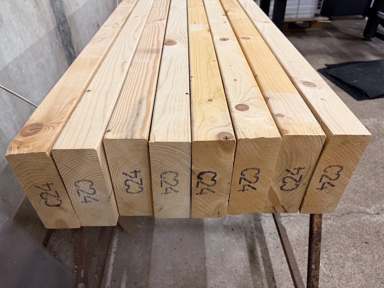 Vuren draagbalken 70x195mm 360cm lengte C24 (8 stuks), Doe-het-zelf en Verbouw, Hout en Planken, Ophalen, Nieuw, Balk, Vuren