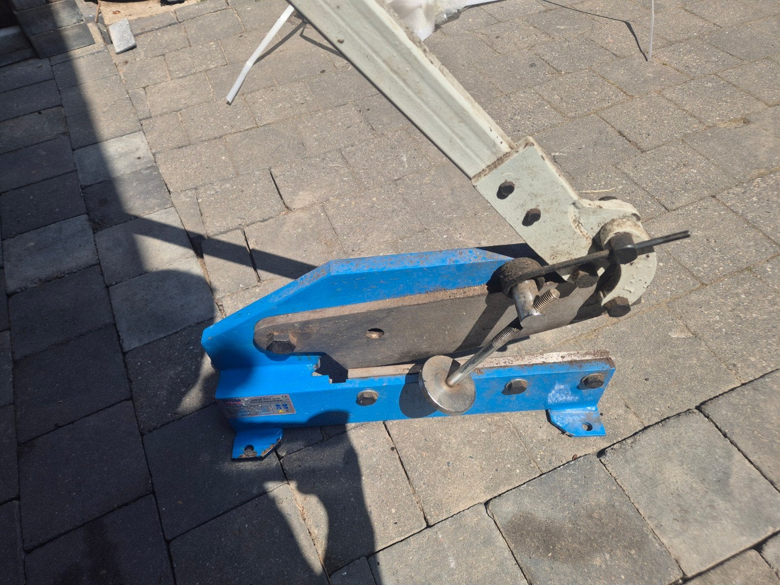 Handplaat schaar, Ophalen of Verzenden, Gebruikt