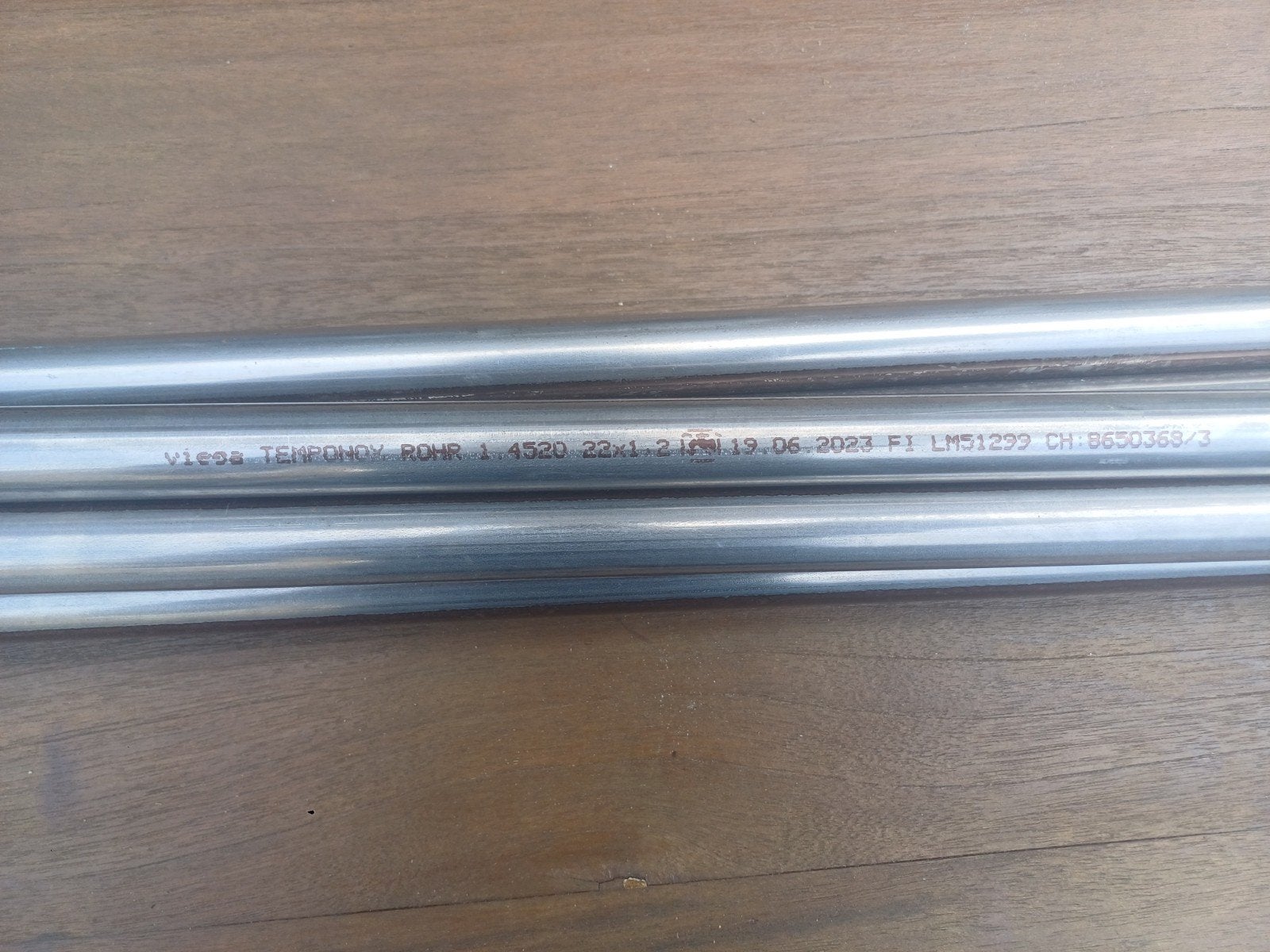 CV-buis/ RVS buis Viega temponox rohr 1.4520 22x1.2, Ophalen, Overige typen, Nieuw, 20 tot 40 mm