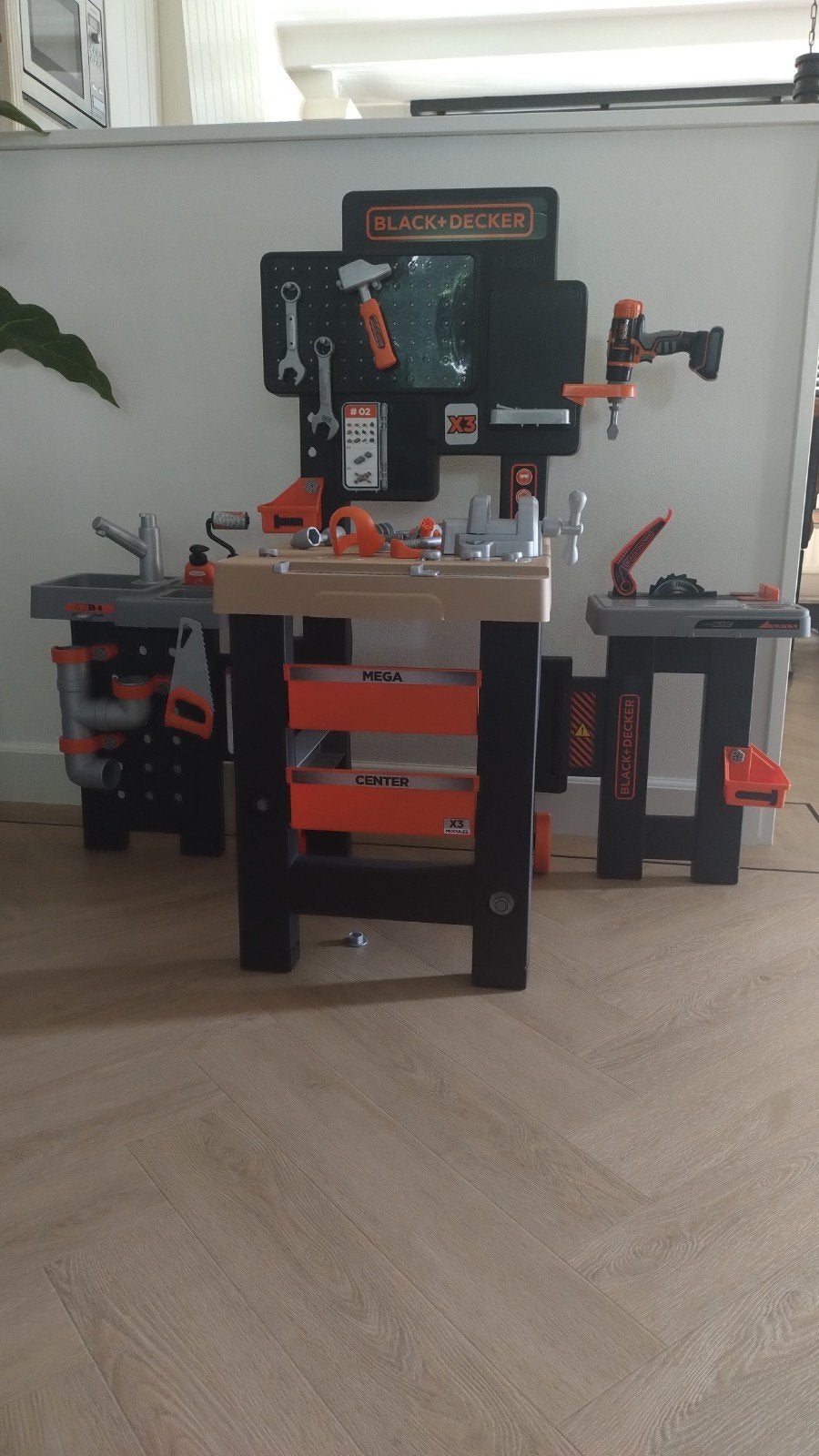 Black+Decker Smoby Werkbank met gereedschap, Ophalen, Gebruikt, Bouwen