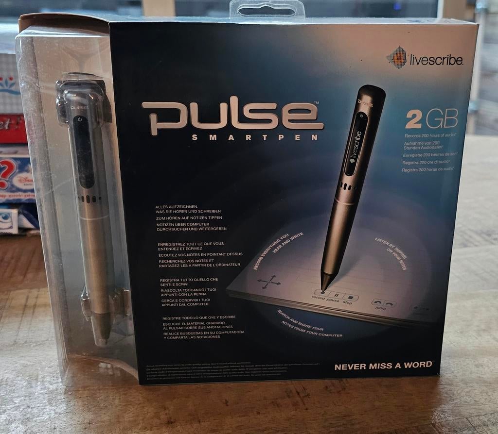 Livescribe Pulse Smartpen met 2 GB geheugen, Spelcomputers en Games, Spelcomputers | Sony PlayStation 3, Nieuw, Ophalen of Verzenden