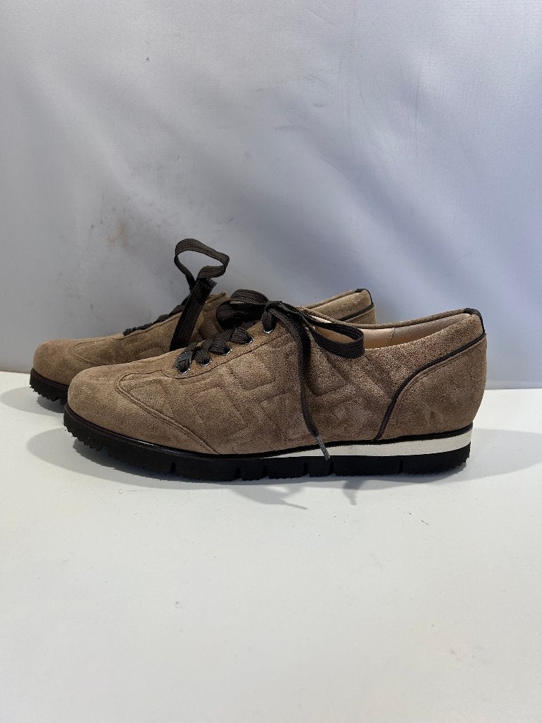 Hassia, maat 39 nette beige veterschoenen van suède. ., Hassia, Verzenden, Beige, Wandelschoenen