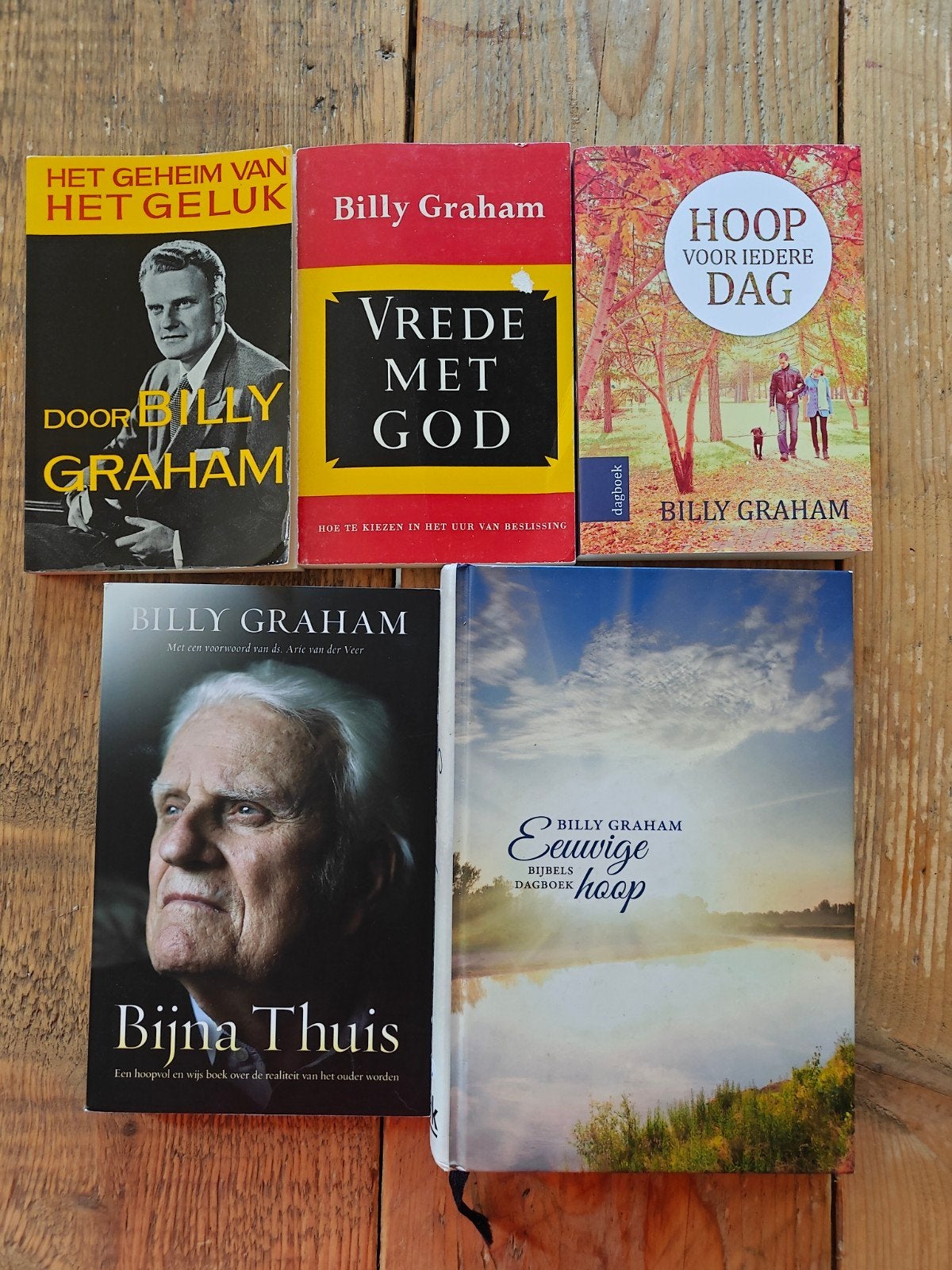5 (Dag) boeken van Billy Graham., Ophalen of Verzenden, Zo goed als nieuw