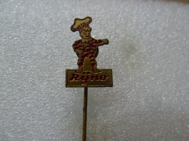 Vintage Flipje Tiel Speldje - Rijno, Ophalen of Verzenden, Gebruikt, Figuurtje, Speldje of Pin