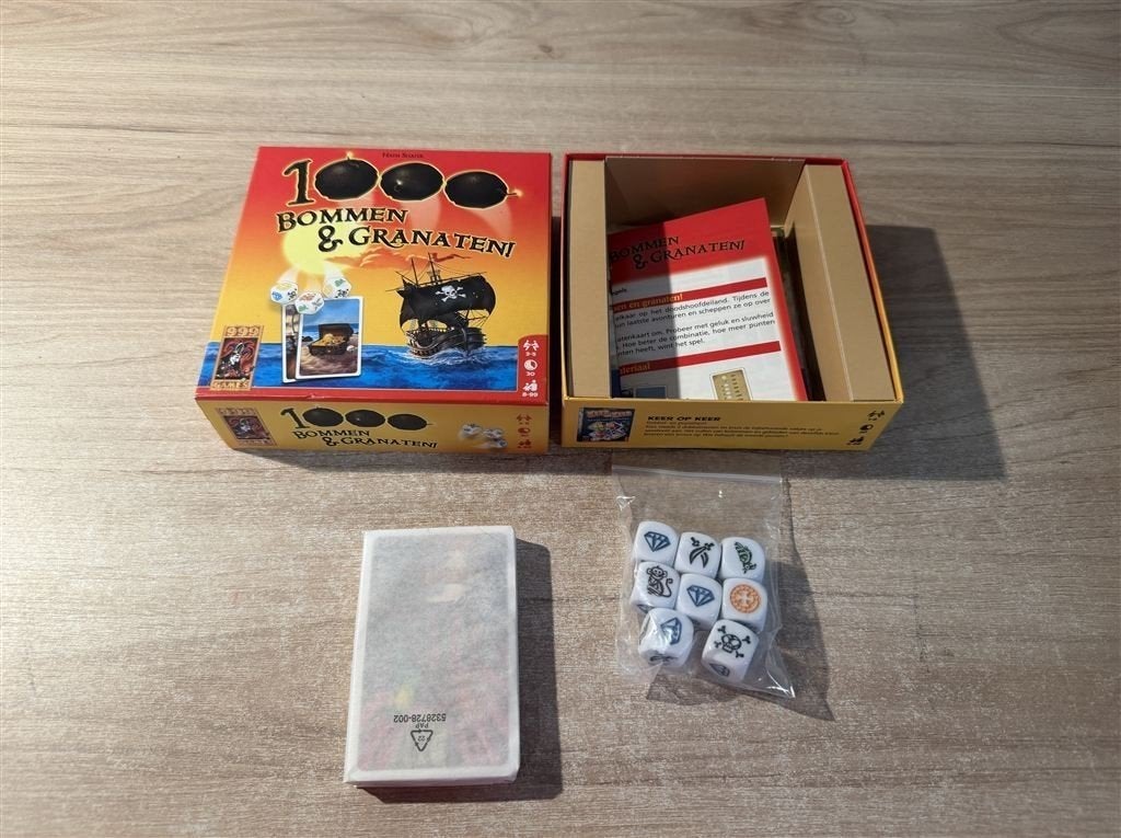 1000 bommen en granaten - 999 games - S6978, Ophalen of Verzenden, Zo goed als nieuw