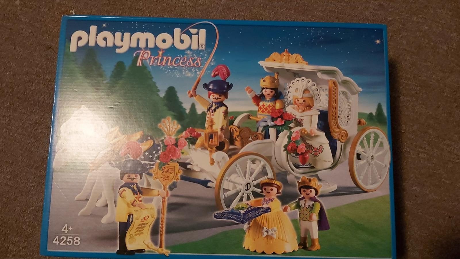 Playmobil Princess Koets met Paarden - Set 4258, Ophalen, Complete set, Voertuig, Nieuw