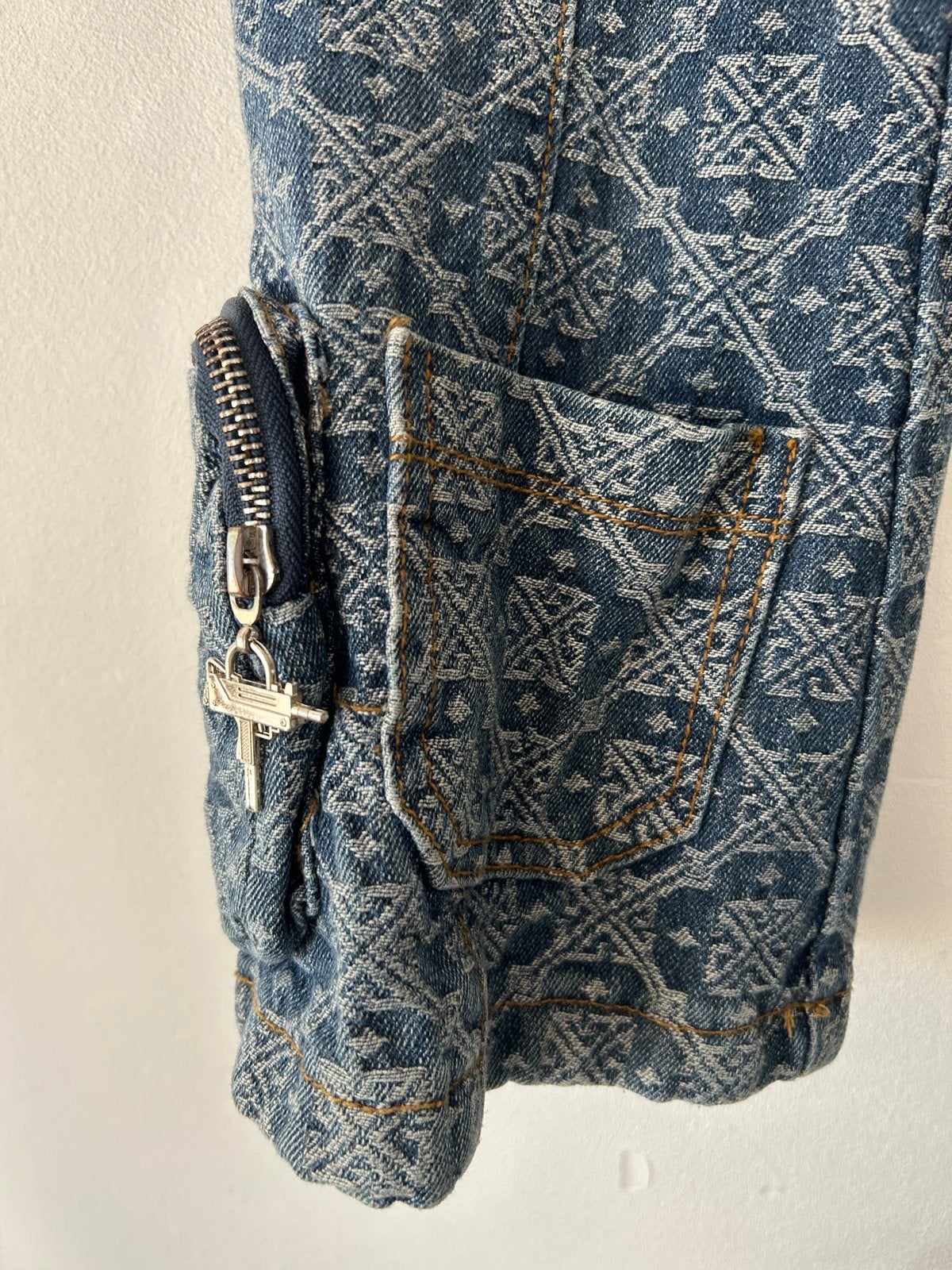 Guapi Denim Cargo Broek - Collectie 2024 - US 32, Kleding | Dames, Broeken en Pantalons, Ophalen of Verzenden, Zo goed als nieuw