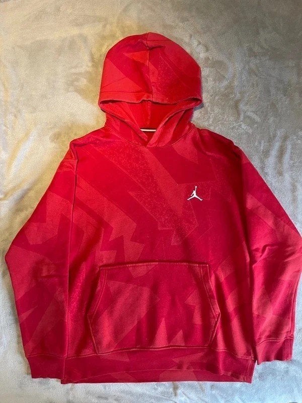 Jordan Flight hoodie rood maat L, Ophalen of Verzenden, Zo goed als nieuw, Maat 52/54 (L), Rood