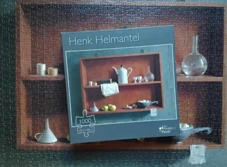 Puzzel Henk Helmantel 'the red cupboard', Ophalen, 500 t/m 1500 stukjes, Zo goed als nieuw, Legpuzzel