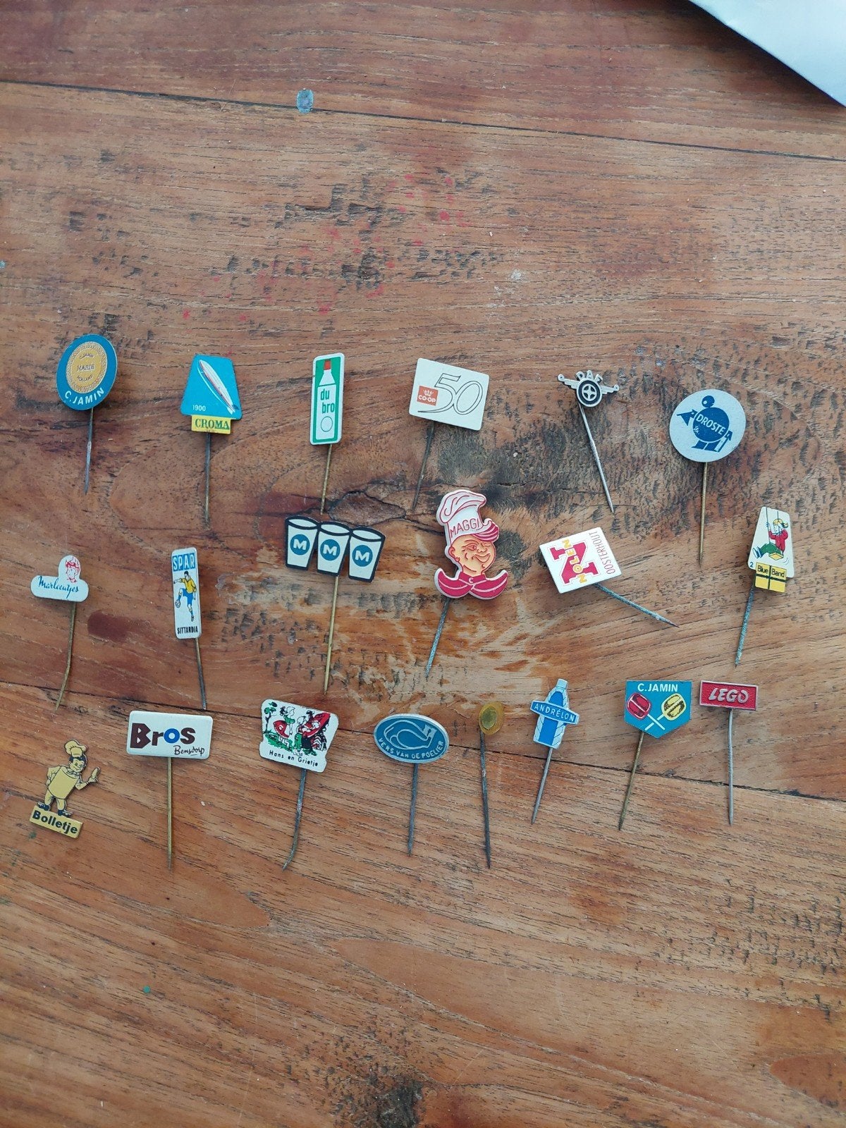 Vintage Reclame Speldjes / Pins - Diverse Merken, Ophalen of Verzenden, Gebruikt