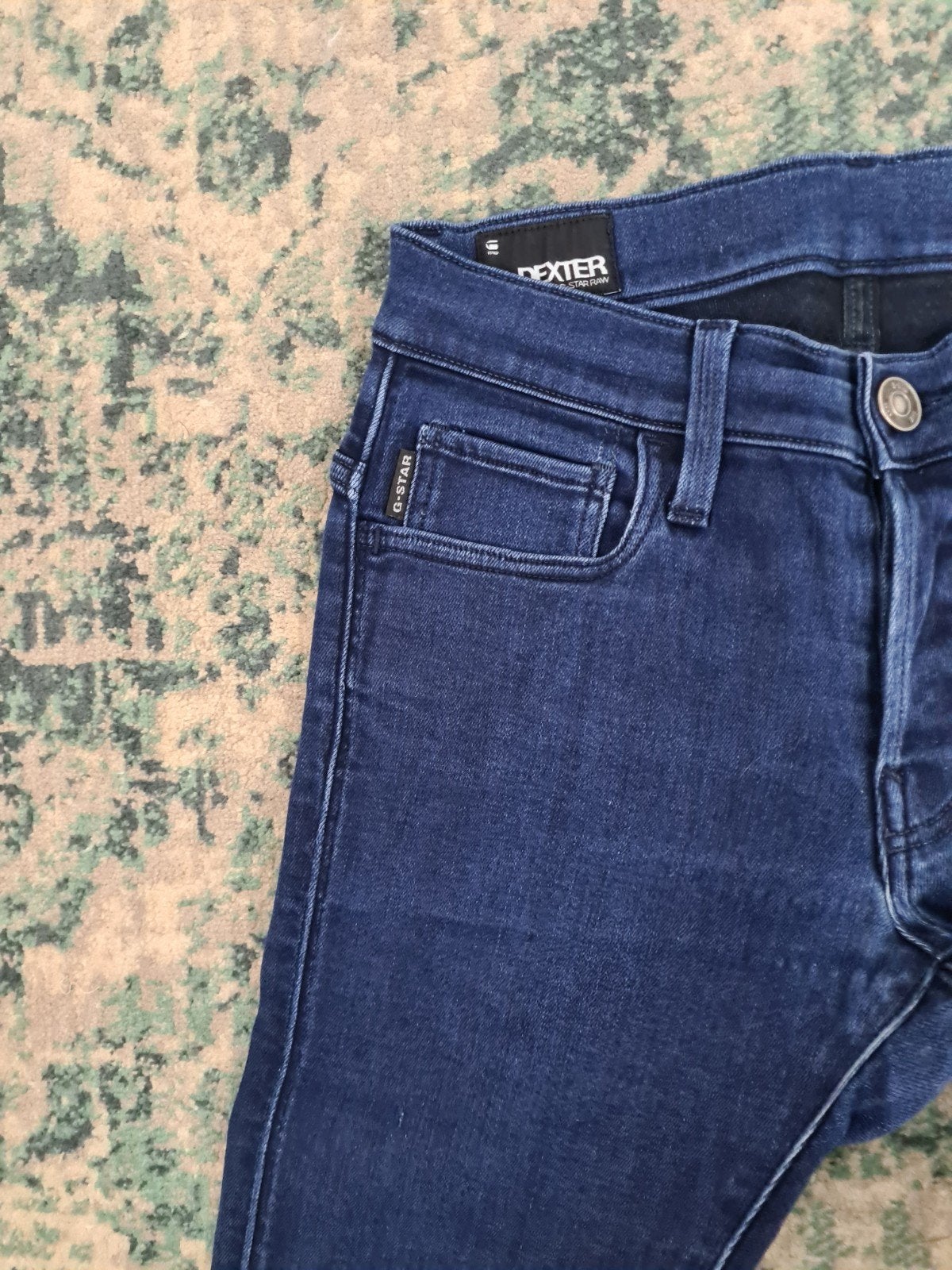 G-star dexter super slim W29 L32 Tulsi2932 Blauw Mid-rise, Blauw, Ophalen of Verzenden, W28 - W29 (confectie 36), G-STAR RAW
