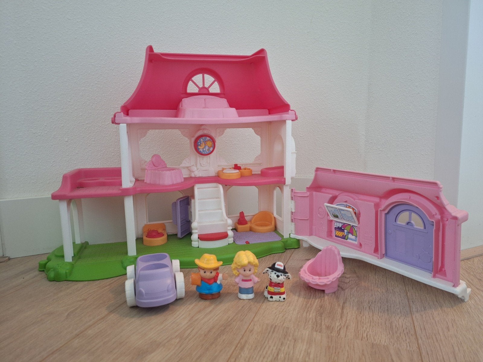 Fisher-Price Little People Poppenhuis met figuren en geluid, Ophalen, Gebruikt, Poppenhuis