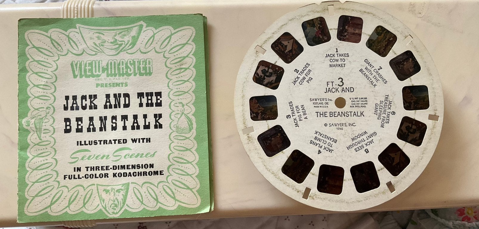 View Master schijfje Jack and the beanstalk, Ophalen of Verzenden