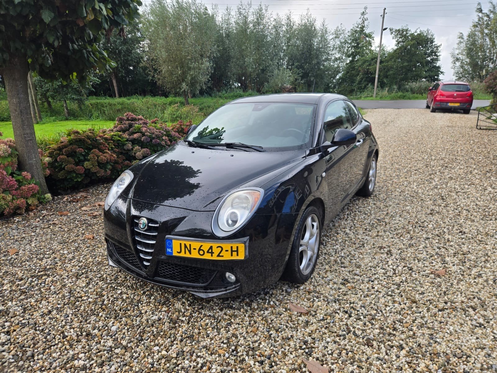 Alfa Romeo MiTo 1.4 16V 2013 Zwart, Auto's, Voorwielaandrijving, 4 cilinders, 1055 kg, Handgeschakeld
