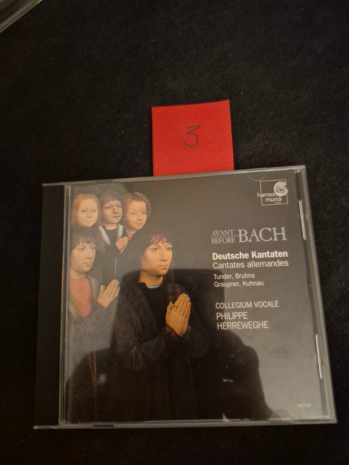 Avant Bach - Deutsche Kantaten CD - Collegium Vocale, Overige componisten, Ophalen of Verzenden, Zo goed als nieuw, Inclusief boekje