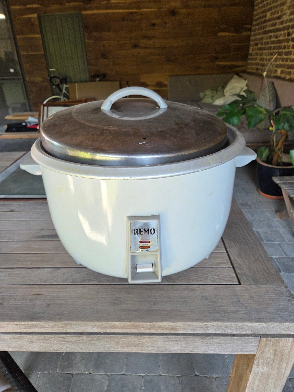 Remo rijstkoker - Grote capaciteit 8L, Ophalen, Gebruikt