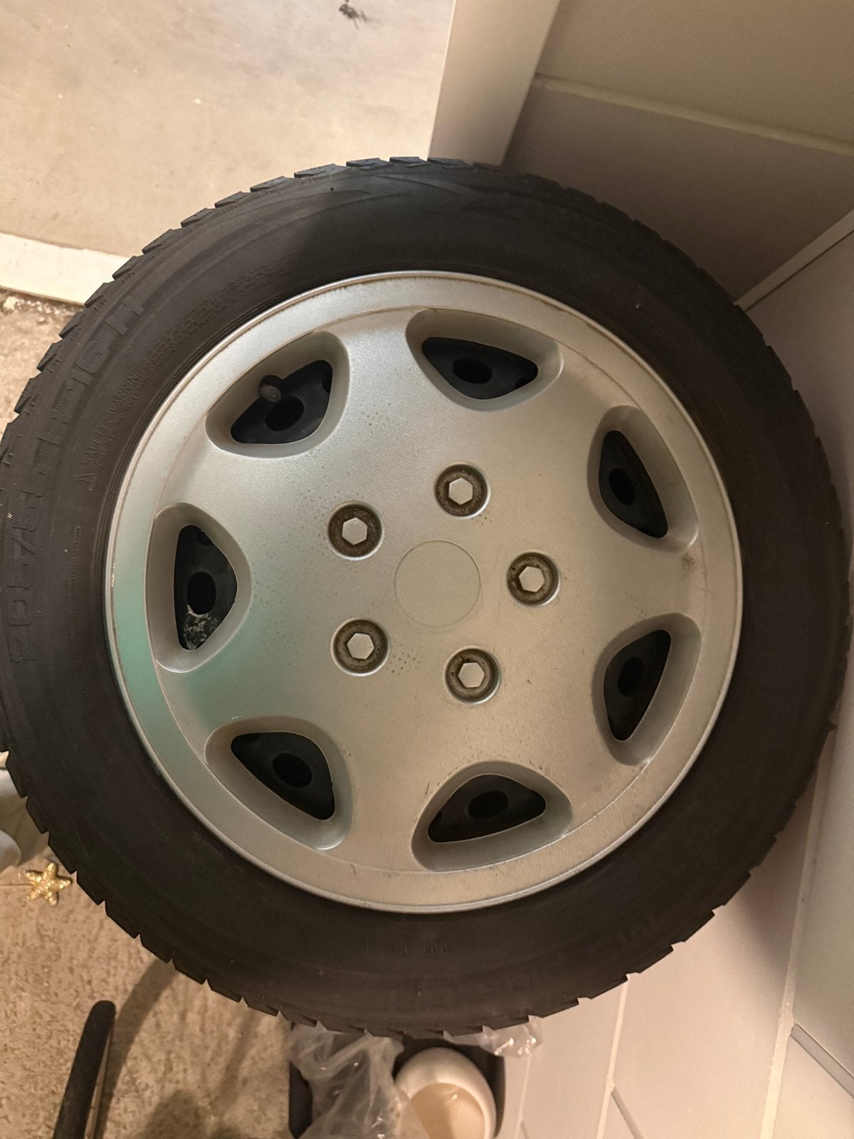 Winterbanden205/55 R16op stalen velgen ongebruikt volprofiel, Ophalen, 16 inch, Banden en Velgen, 205 mm