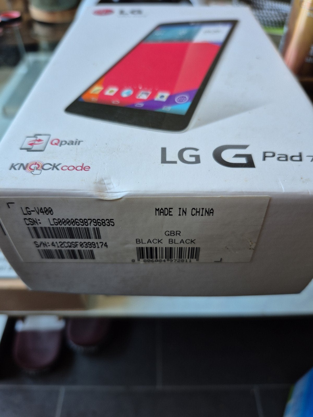 LG G Pad 7.0 - Zonder oplader, Met beschermhoesje Grijs ., Ophalen, Gebruikt, 7 inch of minder, G Pad 7