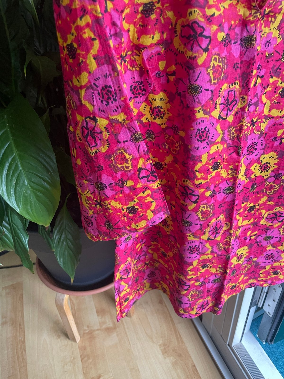 La Fiancée du Mekong Tuniek - Roze/Geel Bloemenprint, Meerkleurig, Nieuw, Ophalen of Verzenden, Lange mouw