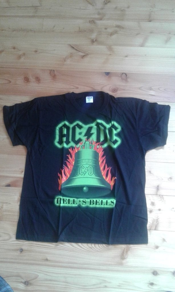 T-shirt AC/DC, Kleding | Heren, T-shirts, Zwart, Nieuw, Overige maten, Ophalen of Verzenden