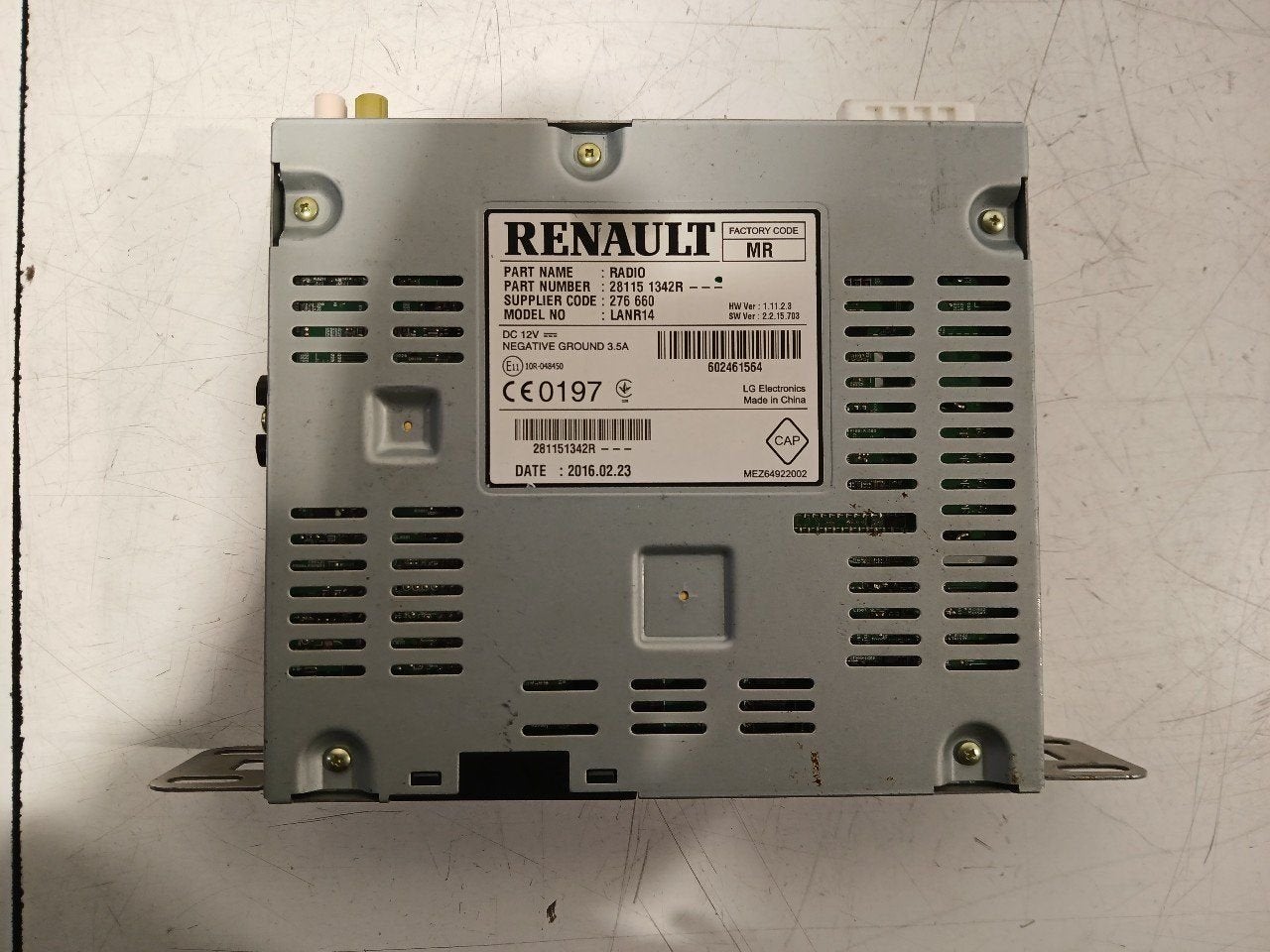 Radio Renault Mégane, Ophalen of Verzenden, Van der Ven Autorecycling B.V., Onderdelen@venauto.nl, Ettenseweg 76, 4706 PB Roosendaal, The Netherlands