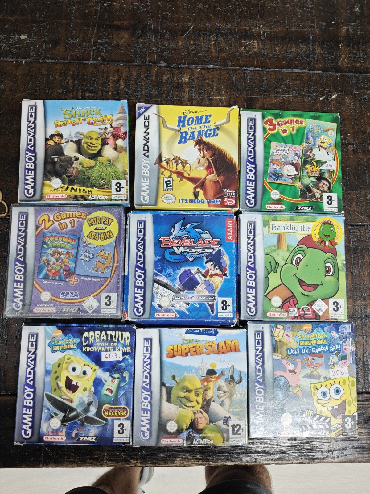 Gameboy Advance Spellen Bundel in doos, Gebruikt, 1 speler, Nintendo of Europe GmbH, Herriotstrasse 4, 60528 Frankfurt am Main, Duitsland
