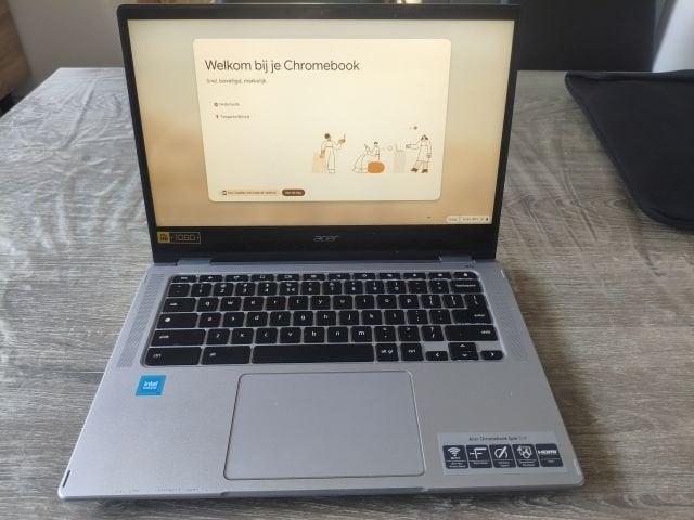 Acer Chromebook Spin 314 CP314-1HN-C79G, 15 inch, Touchscreen, Ophalen of Verzenden, Zo goed als nieuw