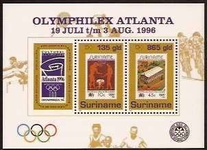 Suriname 891 postfris Olympische Spelen 1996, Ophalen of Verzenden, Postfris