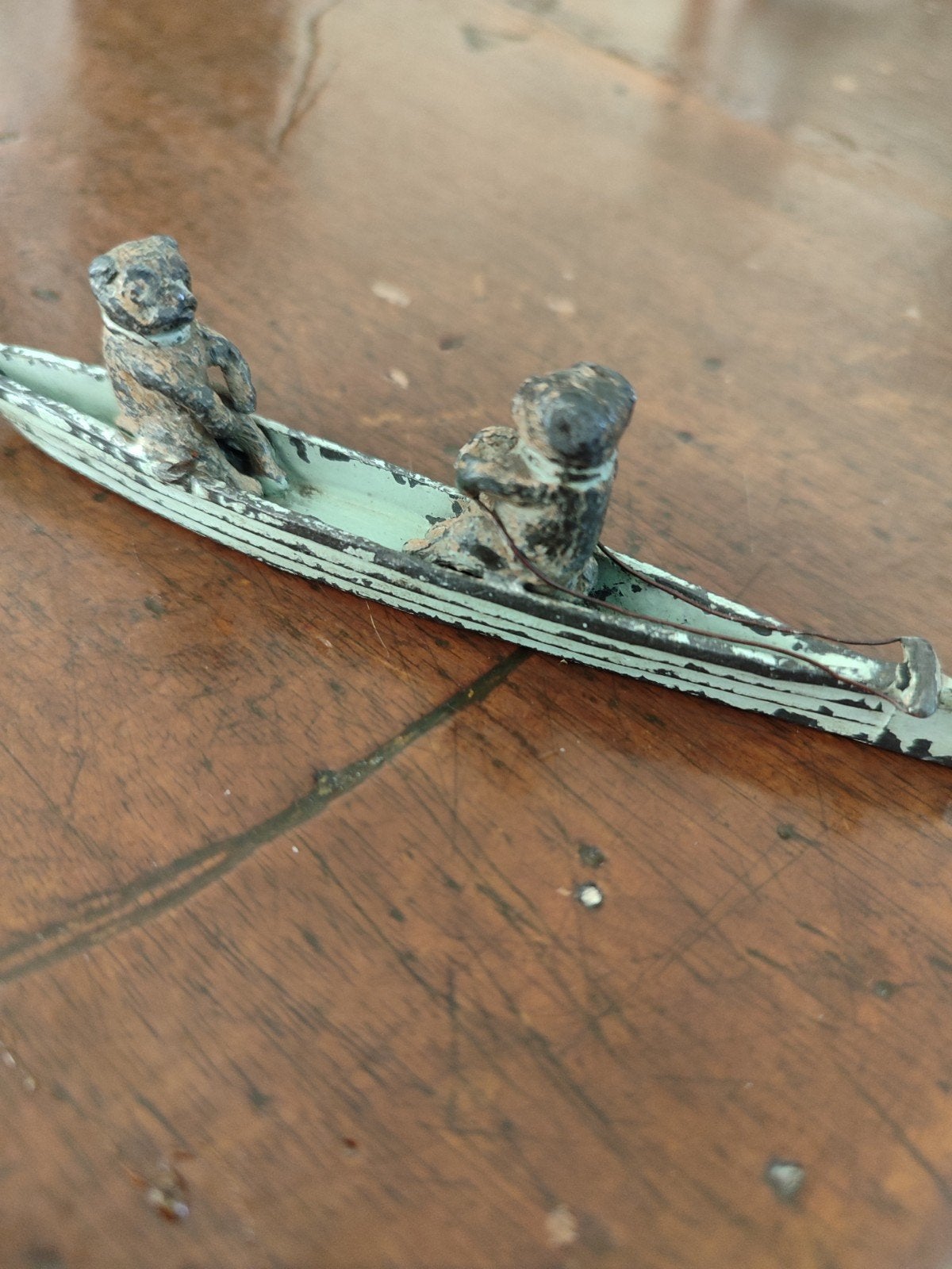 Ancien plomb de Neurenberg miniatuur, Ophalen of Verzenden