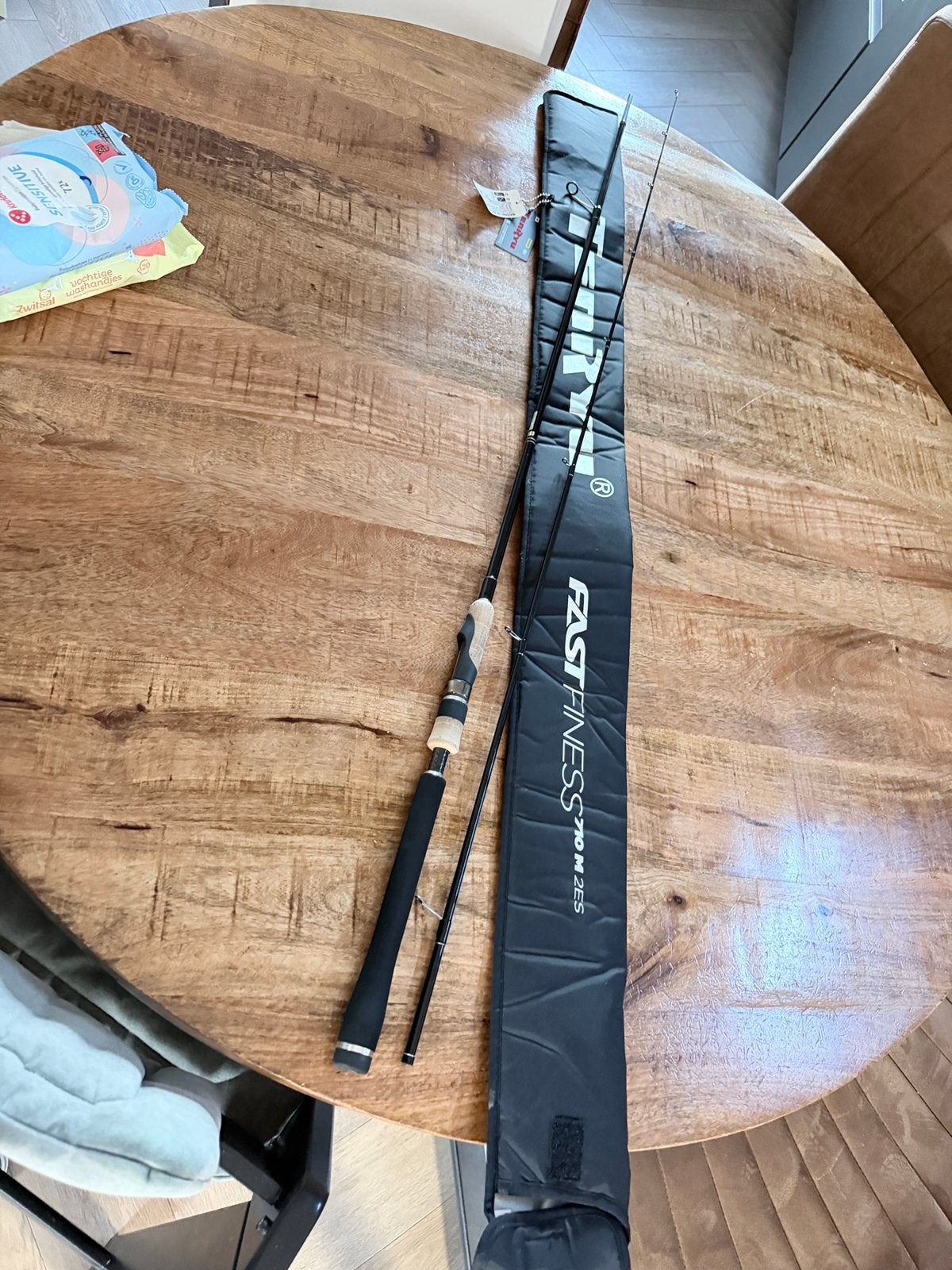 Tenryu fast finesse - hearty rise innovation - daiwa airity, Watersport en Boten, Ophalen of Verzenden, Zo goed als nieuw, Werphengel