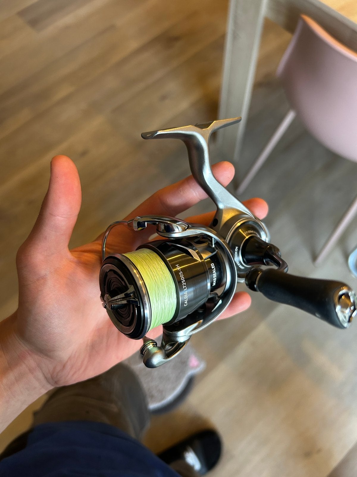 Daiwa caldia LT2500-xh, Ophalen, Zo goed als nieuw, Molen