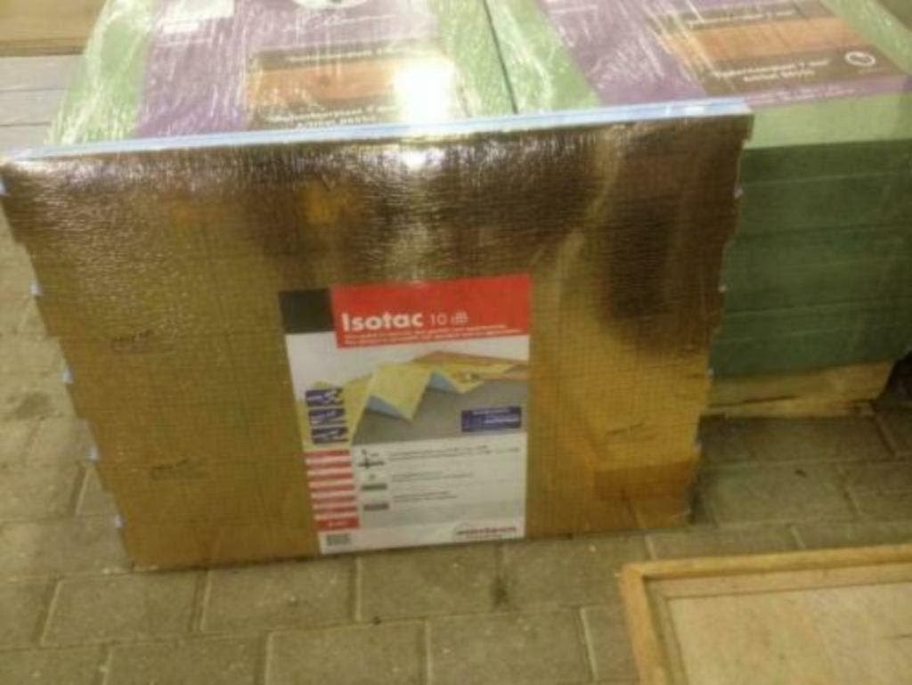 Isotac ondervloer 5mm , 10DB reducerend (30% KORTING), Overige materialen, Nieuw, 15 m² of meer, Vloerisolatie