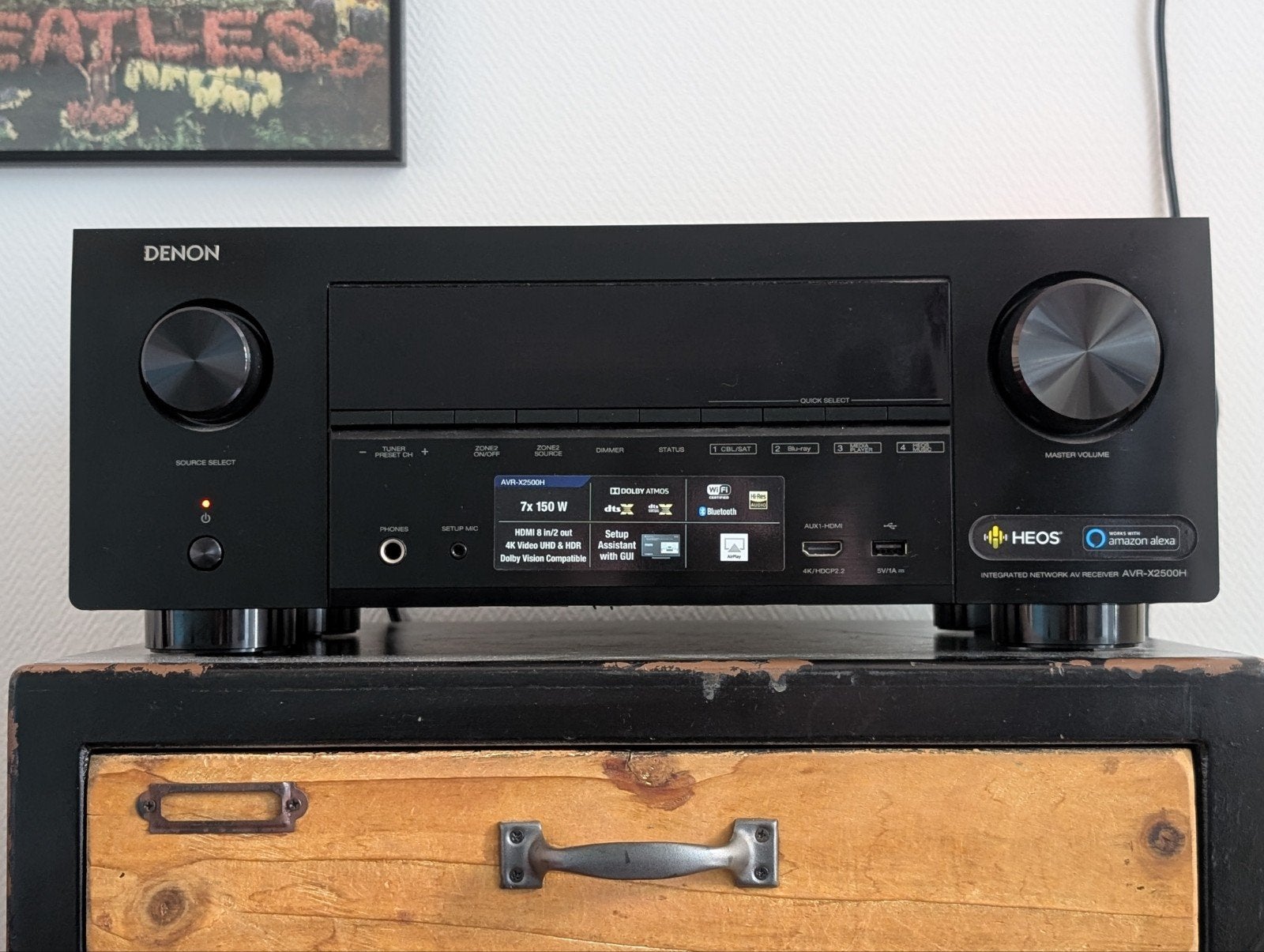 Denon AVR-X2500H Receiver - Zo goed als nieuw, D&M Holdings Inc., 2-1, Nisshin-cho, Kawasaki-ku, Kawasaki-shi, Kanagawa, 210-8510 Japan