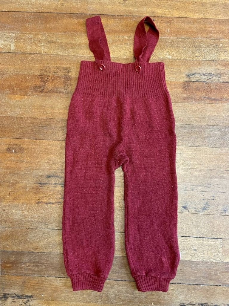 Disana lange wollen broek rood, maat 98/104, Kinderen en Baby's, Broek, Gebruikt, Jongen of Meisje, Ophalen of Verzenden