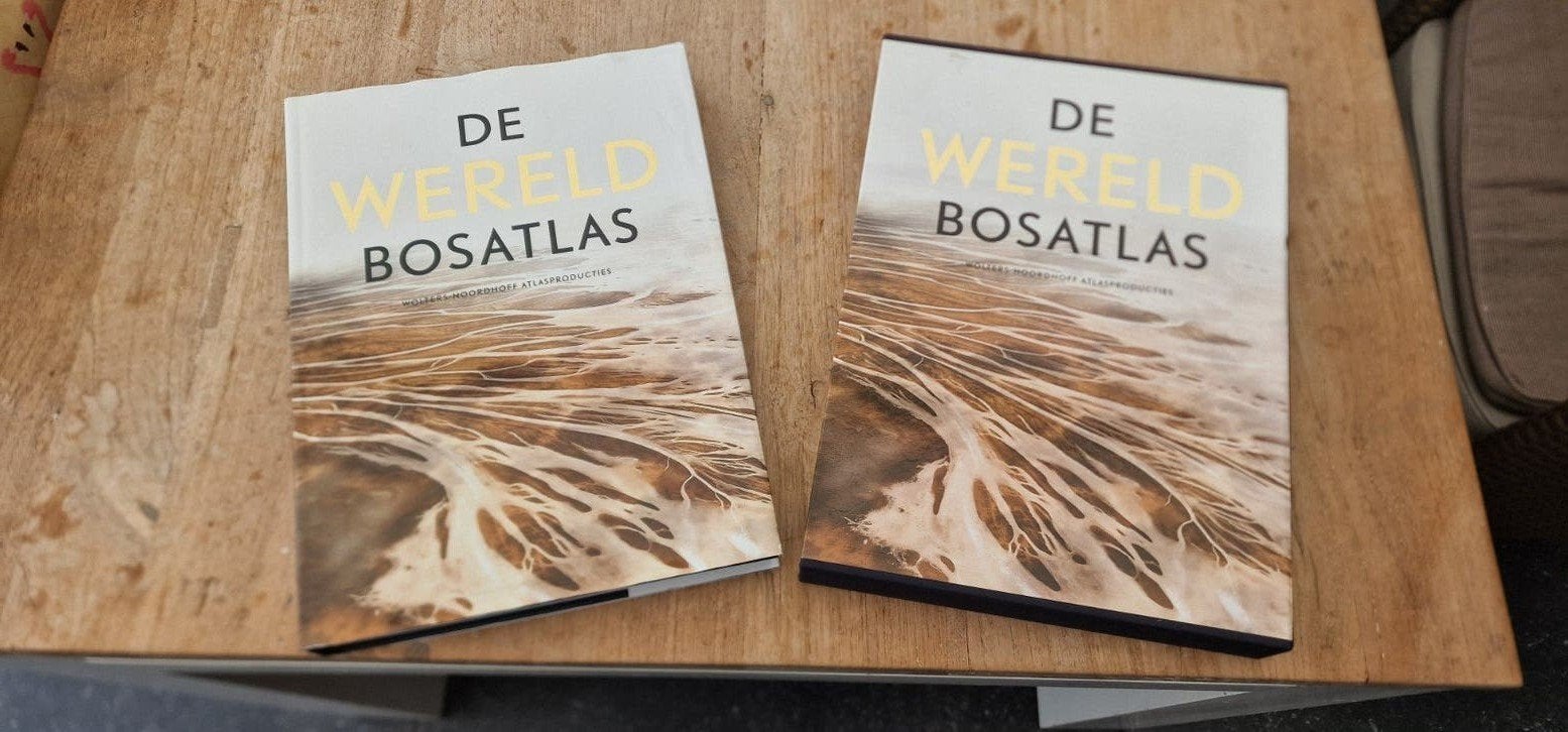 De Wereld Bosatlas - Cartografie van de 21e eeuw, Boeken, Atlassen en Landkaarten, Ophalen of Verzenden, Nieuw, Wereld, Bosatlas