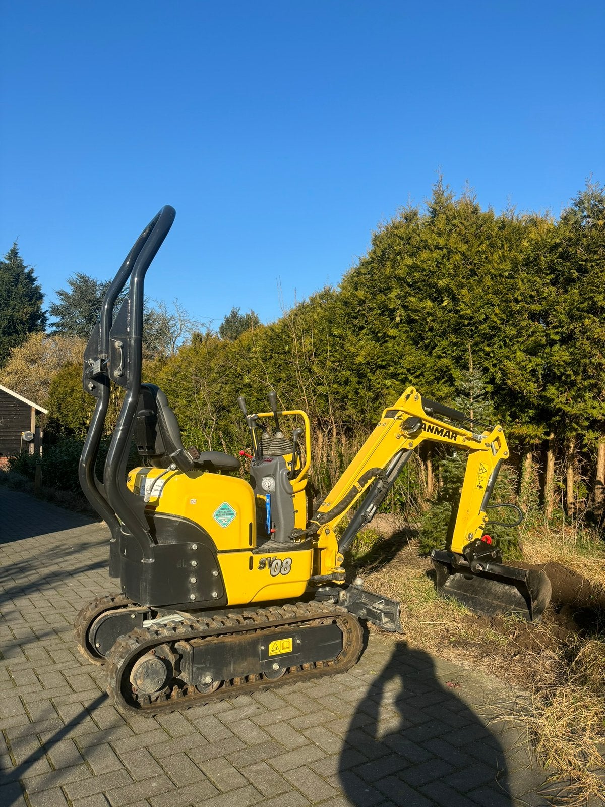 Kleine Tuin Minikraan werkzaamheden graafmachine, Tuin en Terras, Ophalen of Verzenden
