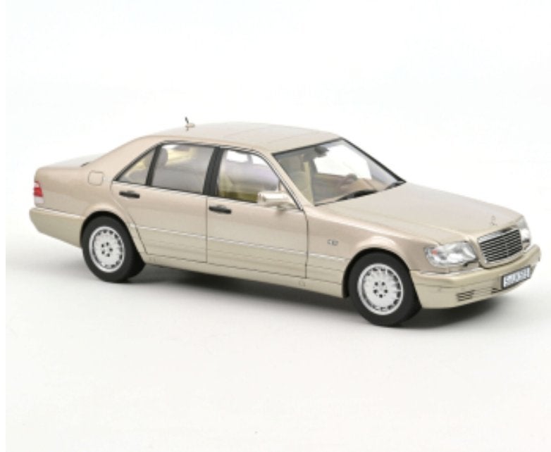 Mercedes Benz S600 1997 zilver schaal 1/18 NOREV ref. 183723, Hobby en Vrije tijd, Modelauto's | 1:18, Verzenden, Nieuw, Auto