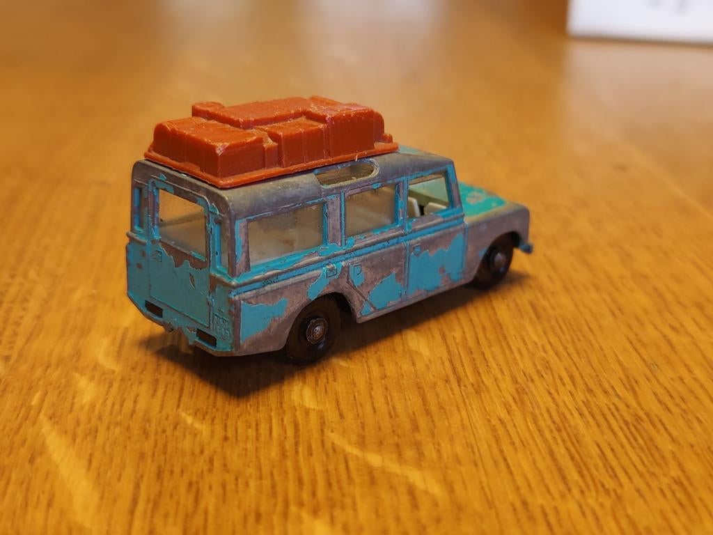 Matchbox Land Rover Safari BLAUW, Ophalen of Verzenden, Zo goed als nieuw, Auto
