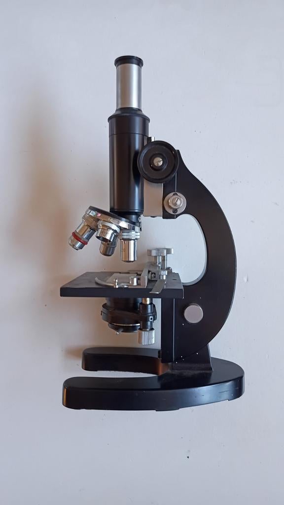 Microscoop CBS Beck Kassel, Ophalen of Verzenden, Gebruikt, 400x tot 1000x, Biologische microscoop