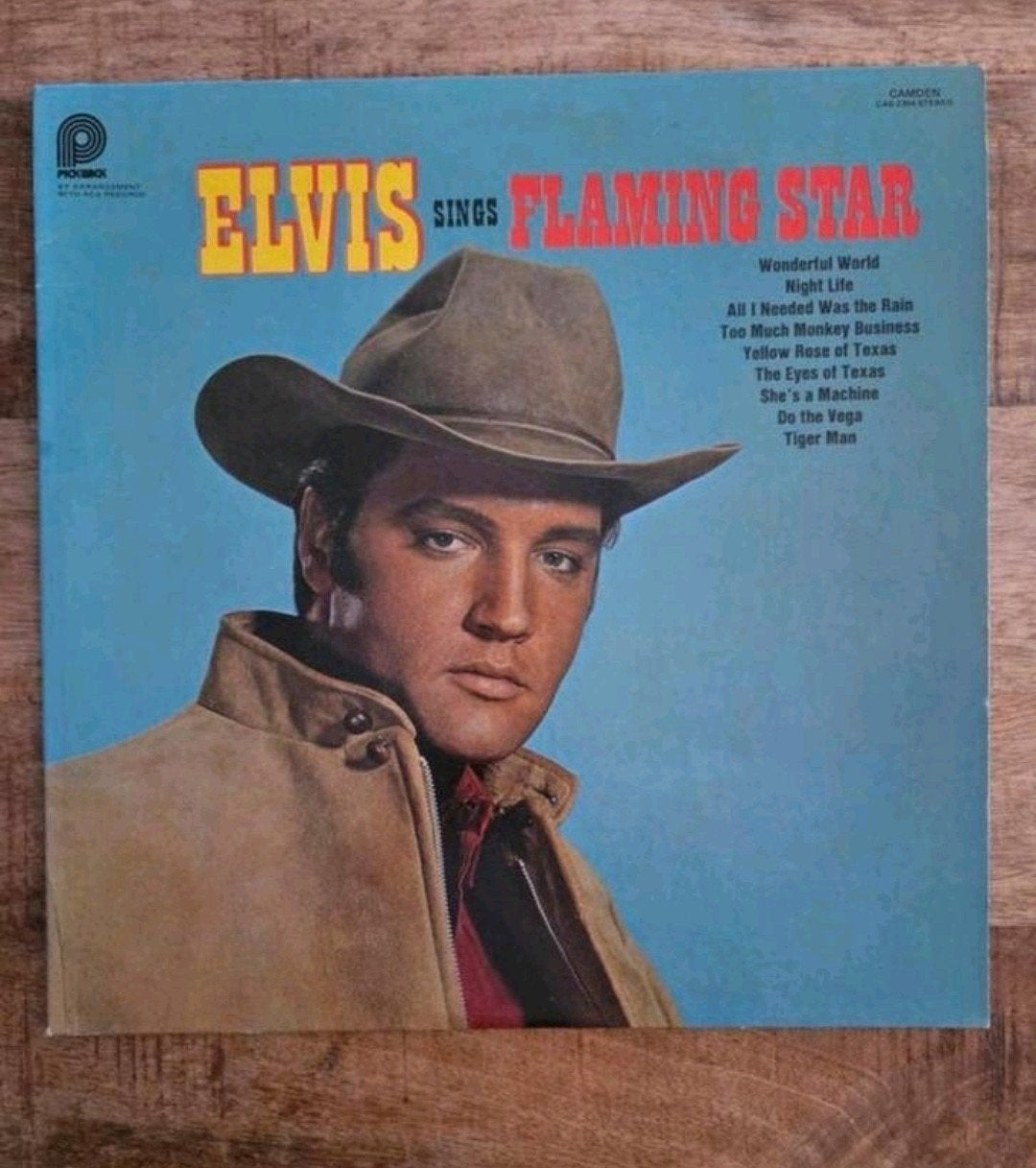 Lp Elvis Presley flaming star, Ophalen of Verzenden